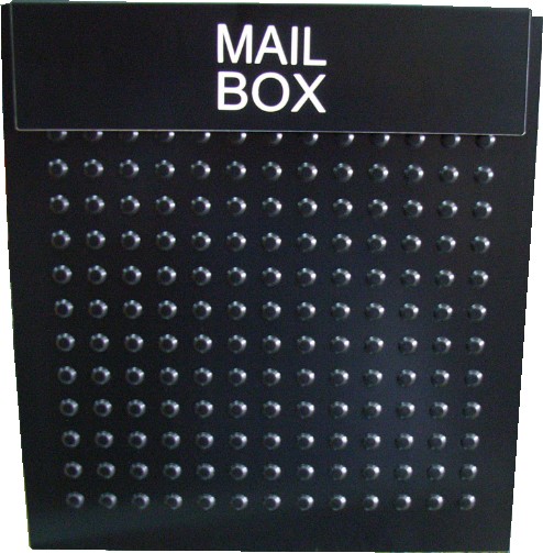 Suggestion Box / Mail Box MB4902 Dimple Black